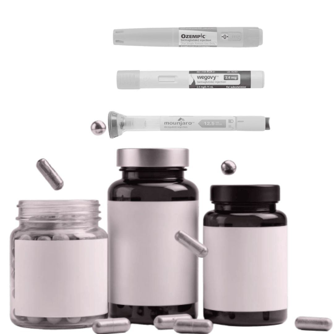 Frascos de medicamentos caros